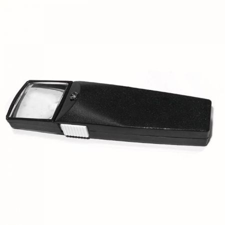 2X / 4X Lighted Pocket Rectangular Magnifier Magnifying Glass